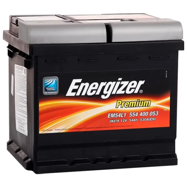 Авто аккумулятор Energizer Premium EM54L1 530A/ 54 Ah photo 1