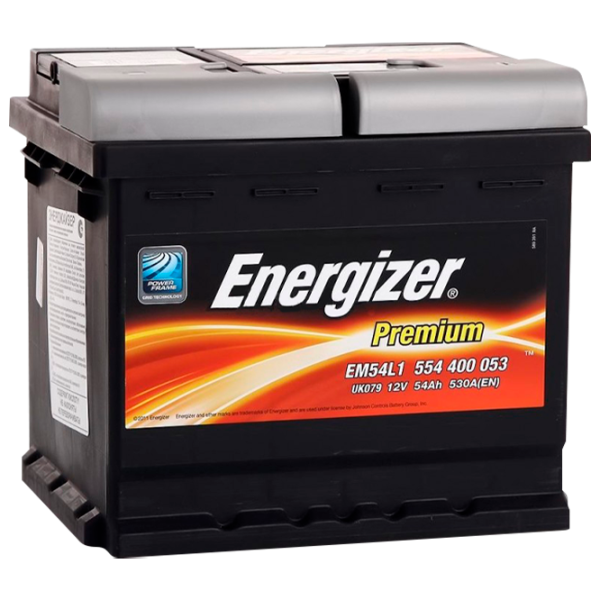 Авто аккумулятор Energizer Premium EM54L1 530A/ 54 Ah photo 1