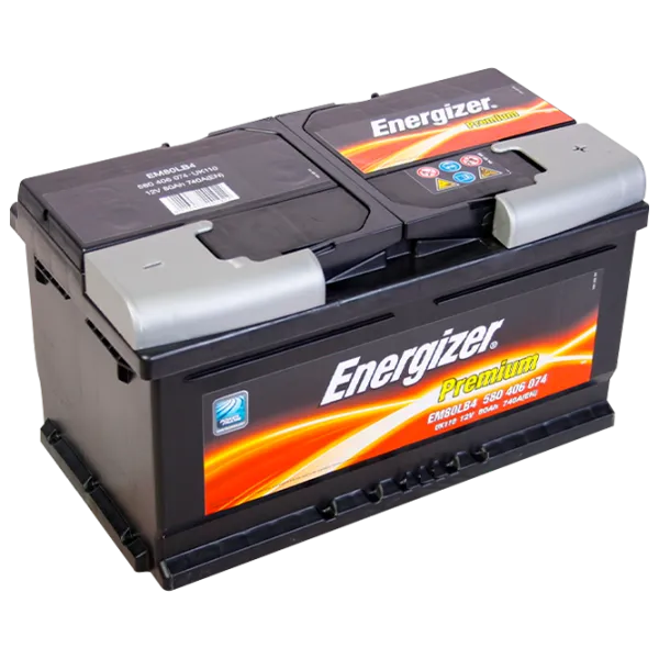 Авто аккумулятор Energizer Premium EM80-LB4 740A/ 80 Ач photo 1