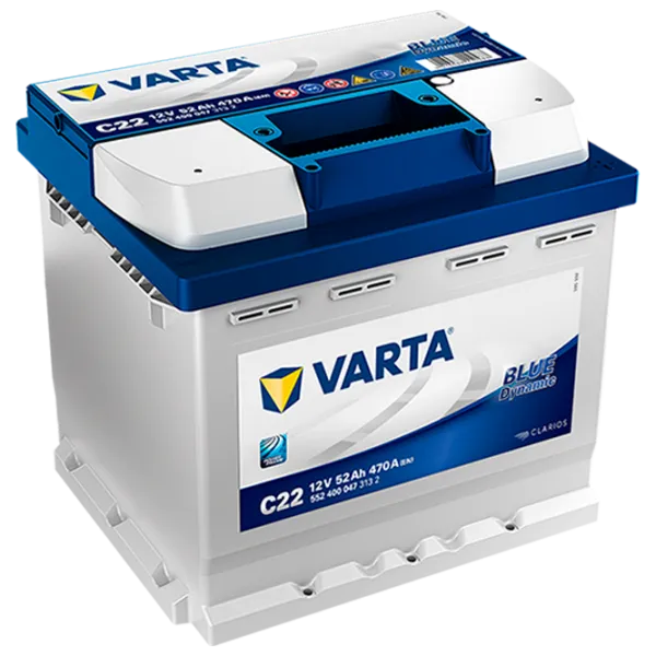 Авто аккумулятор Varta Blue Dynamic C22 470A/ 52 Ач photo 1
