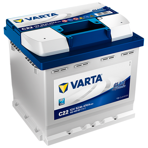 Авто аккумулятор Varta Blue Dynamic C22 470A/ 52 Ач photo 1