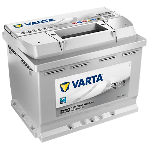 Acumulator auto Varta Silver Dynamic D39 610A/ 63 Ah photo 1