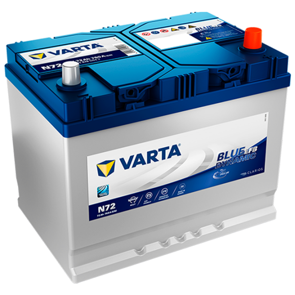 Авто аккумулятор Varta Blue Dynamic EFB N72 760A/ 72 Ач photo 1