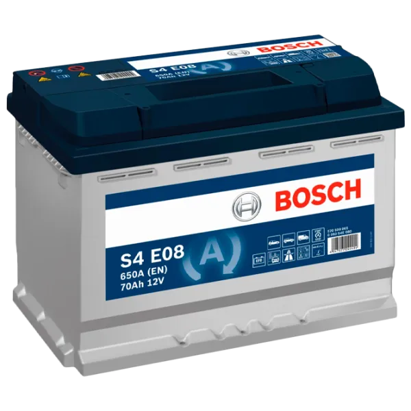 Acumulator auto Bosch S4 E08 650A/ 70 Ah photo 1