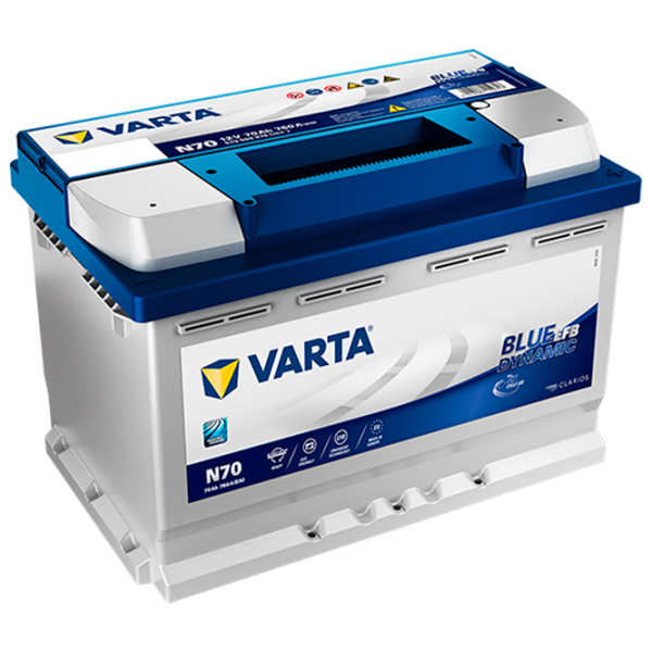 Acumulator auto Varta Blue Dynamic EFB N70 760A/ 70 Ah photo 1