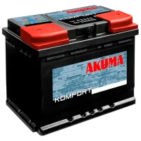 Acumulator auto Akuma Komfort L2 60 510A/ 60 Ah