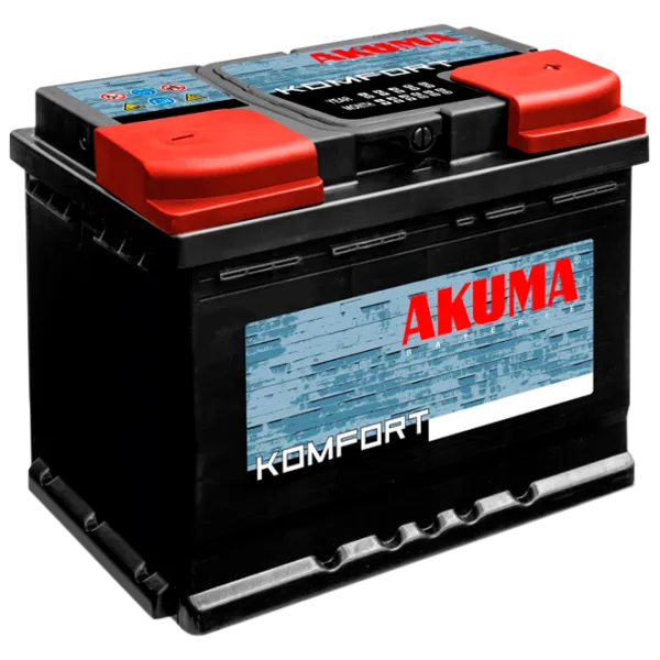 Авто аккумулятор Akuma Komfort L2 55 480A photo 1 Авто аккумулятор Akuma Komfort L2 55 480A photo 1