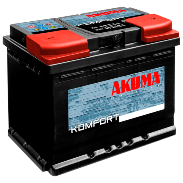 Авто аккумулятор Akuma Komfort L2 55 480A photo 1 Авто аккумулятор Akuma Komfort L2 55 480A photo 1