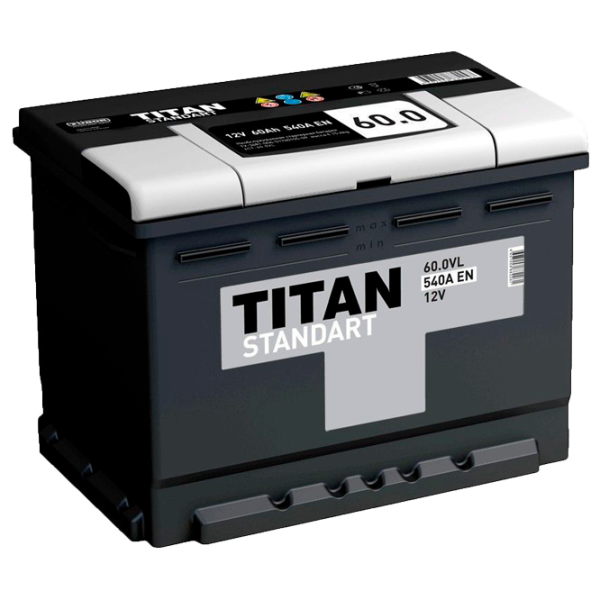 Авто аккумулятор Titan Standart 6CT-60.0 VL 540 AA photo 1