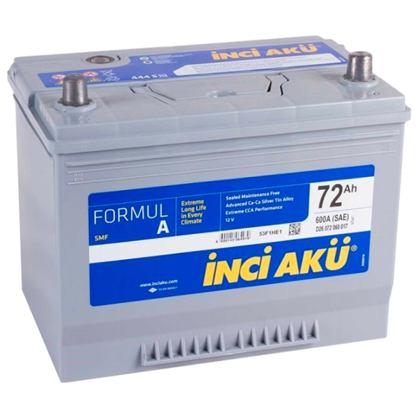 Acumulator auto Inci Aku FormulA Asia (D26 072 060 017) 600A photo 1 Acumulator auto Inci Aku FormulA Asia (D26 072 060 017) 600A photo 1