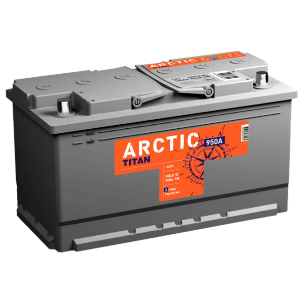 Авто аккумулятор Titan Arctic 6СТ-100.0 VL 950A photo 1