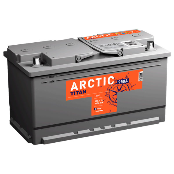 Авто аккумулятор Titan Arctic 6СТ-100.0 VL 950A photo 1