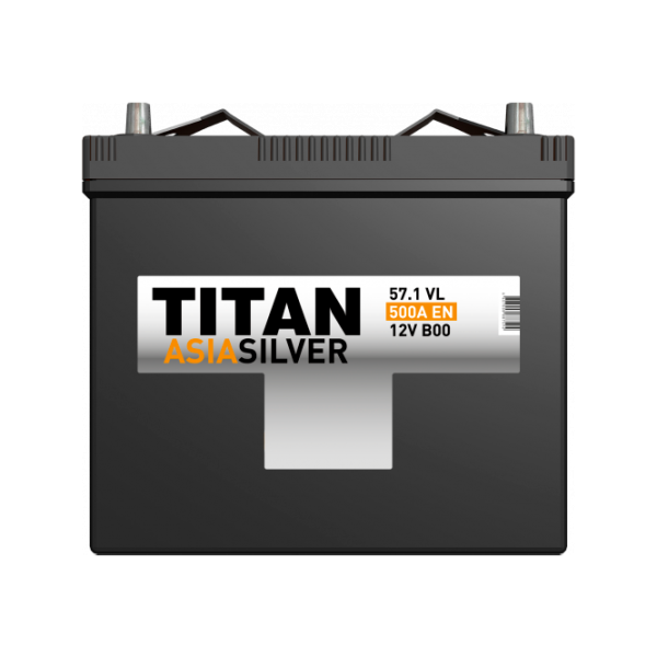 Авто аккумулятор Titan Asia Silver 6CT-57.0 VL 480A photo 1 Авто аккумулятор Titan Asia Silver 6CT-57.0 VL 480A photo 1