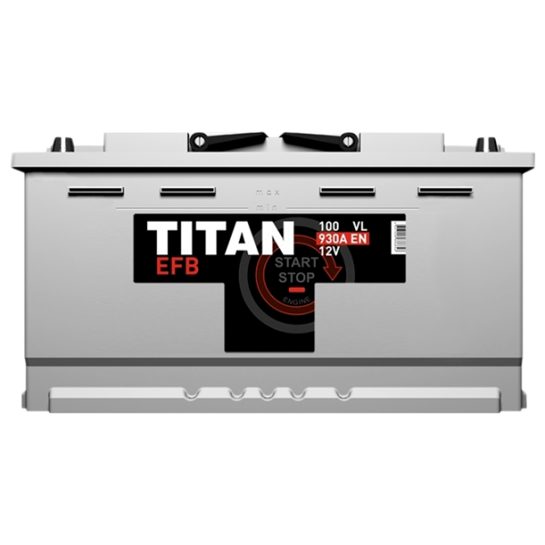 Авто аккумулятор Titan EFB 6СТ-100.0 VL 930A photo 1