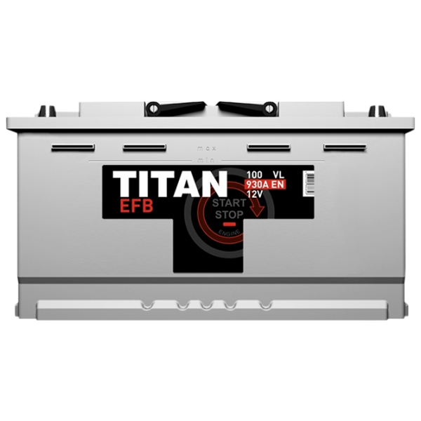 Авто аккумулятор Titan EFB 6СТ-100.1 VL 930A photo 1