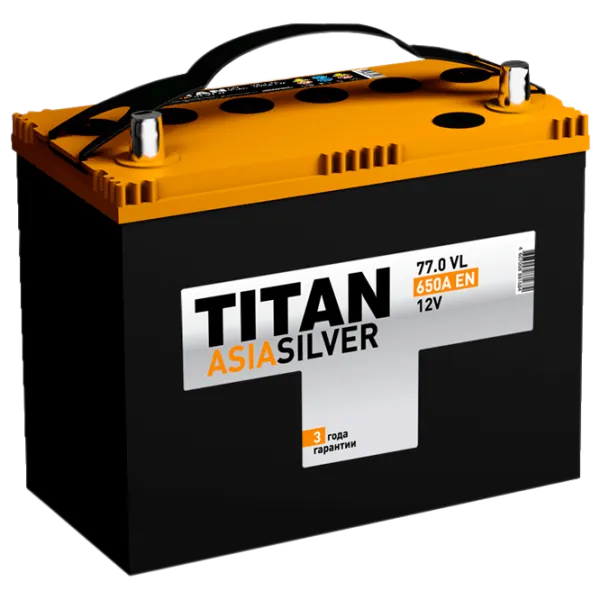 Acumulator auto Titan Asia Silver 6CT-77.0 VL B01 650A photo 1 Acumulator auto Titan Asia Silver 6CT-77.0 VL B01 650A photo 1