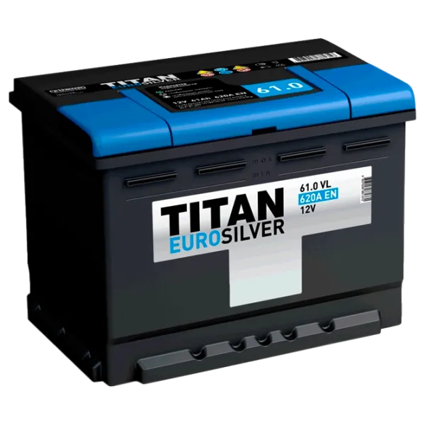 Acumulator auto Titan EuroSilver 6CT-61.1 VL 620A photo 1