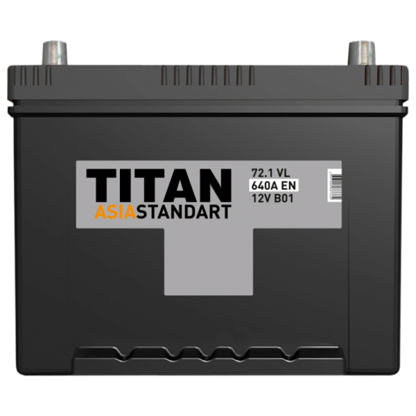 Авто аккумулятор Titan Asia Standart 6CT-72.1 VL B01 640A photo 1 Авто аккумулятор Titan Asia Standart 6CT-72.1 VL B01 640A photo 1