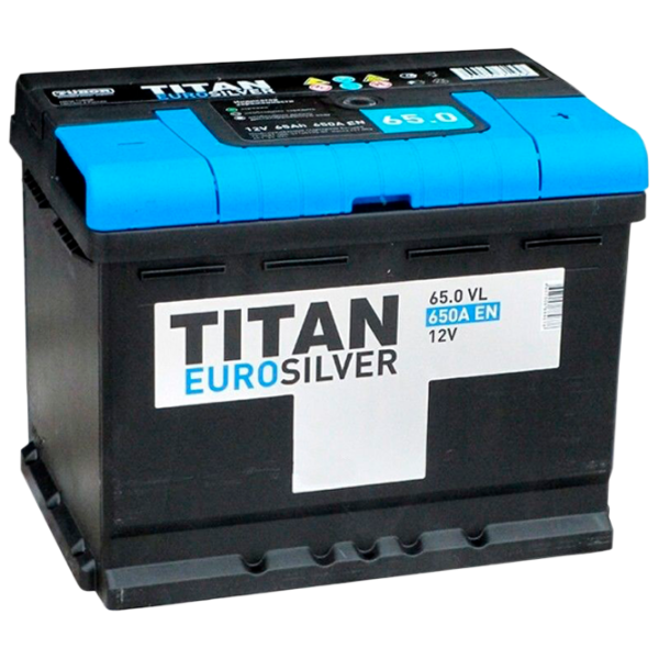 Acumulator auto Titan EuroSilver 6CT-65.0 VL 650A photo 1 Acumulator auto Titan EuroSilver 6CT-65.0 VL 650A photo 1