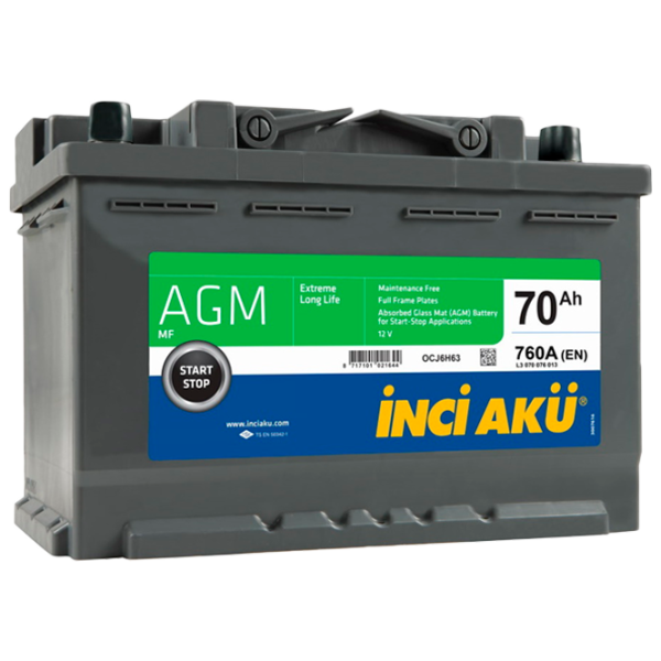 Acumulator auto Inci Aku Start-Stop AGM 850A photo 1 Acumulator auto Inci Aku Start-Stop AGM 850A photo 1
