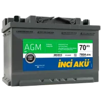 Авто аккумулятор Inci Aku Start-Stop AGM 850A