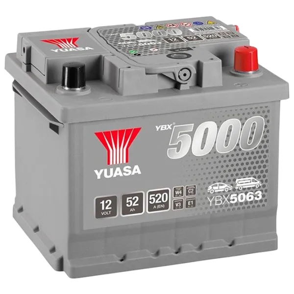Авто аккумулятор Yuasa YBX5063 520 A photo 1