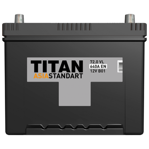 Авто аккумулятор Titan Asia Standart 6CT-72.0 VL 640A photo 1