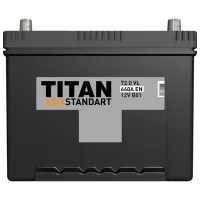 Acumulator auto Titan Asia Standart 6CT-72.0 VL 640A
