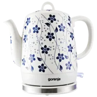 Электрочайник Gorenje K10C 1л / Скрытый / Белый