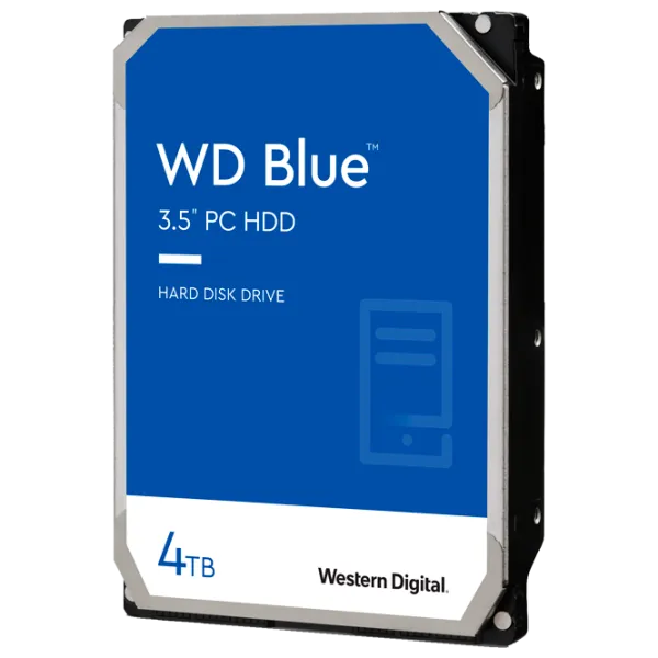 HDD Western Digital Caviar Blue 4 ТБ WD40EZAZ/ Серебристый photo 1