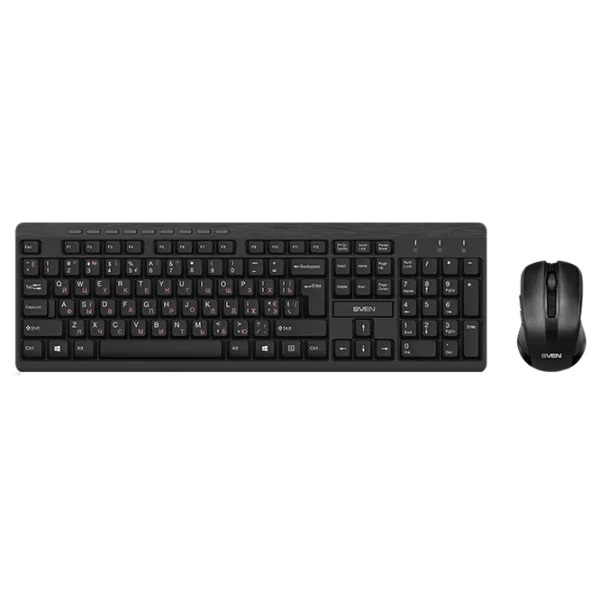 Клавиатура Sven KB-C3400W Беспроводные/ Черный photo 1