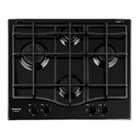 Варочная панель Hotpoint-Ariston PCN 641 /HA Газовая/ Черный