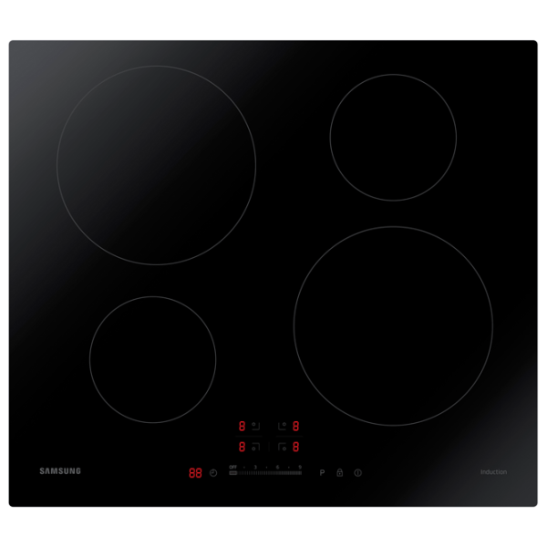 Plită încorporabilă cu inducție Samsung NZ64H37070K/ WT Black photo 1