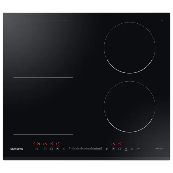Plită încorporabilă cu inducție Samsung NZ64R3747BK/ WT Black photo 1