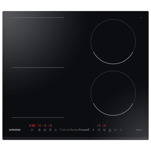 Plită încorporabilă cu inducție Samsung NZ64R3747BK/ WT Black photo 1
