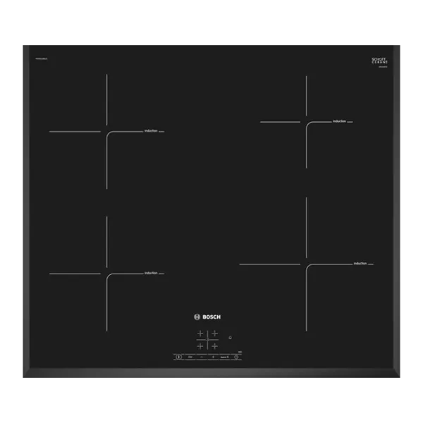 Plită încorporabilă cu inducție Bosch PIE651BB1E Black photo 1 Plită încorporabilă cu inducție Bosch PIE651BB1E Black photo 1