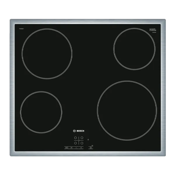 Plită încorporabilă electrică Bosch PKE645B17E Black photo 1