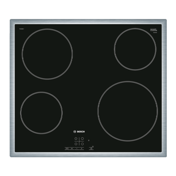 Plită încorporabilă electrică Bosch PKE645B17E Black photo 1