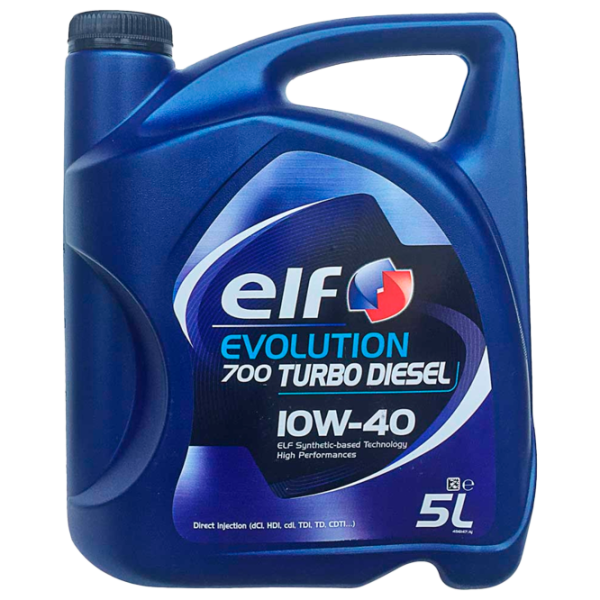 Ulei de motor Elf Evolution 700 Turbo Diesel 10W-40 10W-40 5 l semisintetic photo 1