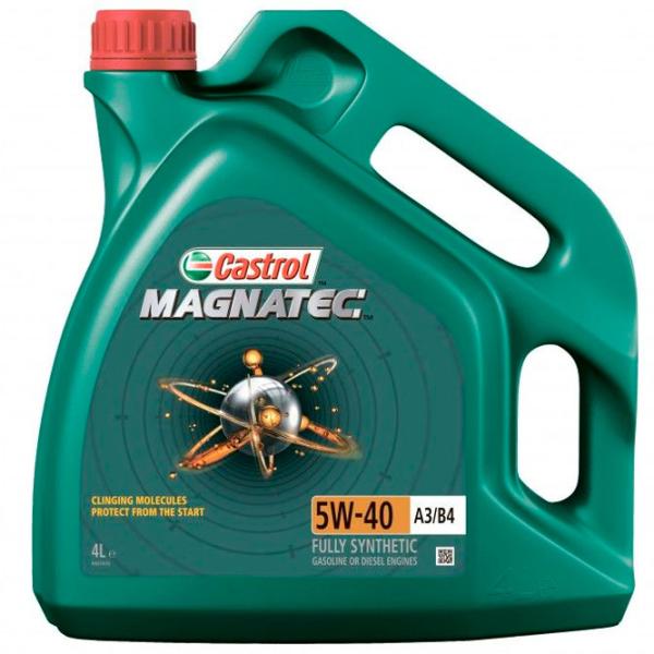 Моторное масло Castrol 5W-40 Magnatec А3/ В4 5W-40 4 л синтетическое photo 1