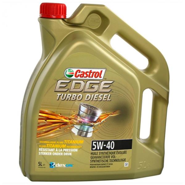 Ulei de motor Castrol 5W40 Edge Turbo Diesel 5W-40 5 l sintetic photo 1