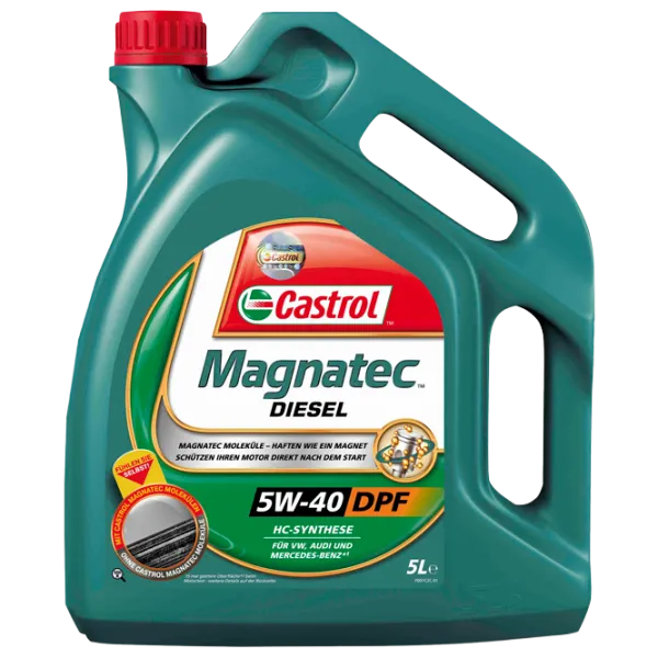 Моторное масло Castrol Magnatec Diesel DPF 5W-40 5 л синтетическое photo 1
