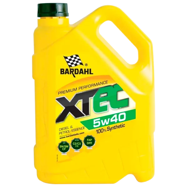 Ulei de motor Bardahl XTEC ACEA C2/ C3 API SN/ SM/ CF 5W-40 5W-40 sintetic photo 1
