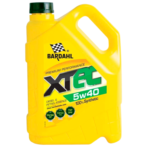 Ulei de motor Bardahl XTEC ACEA C2/ C3 API SN/ SM/ CF 5W-40 5W-40 sintetic photo 1