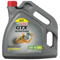 Моторное масло Castrol GTX Ultraclean 10W-40 A3/ B4 10W-40 синтетическое