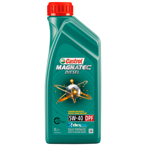 Моторное масло Castrol Magnatec Diesel DPF 5W-40 1 л синтетическое photo 1