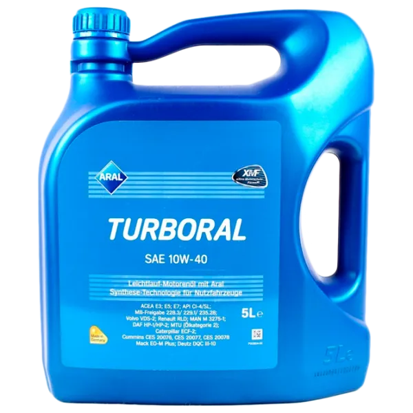 Моторное масло Aral Turboral 10W-40 5 л полусинтетическое photo 1 Моторное масло Aral Turboral 10W-40 5 л полусинтетическое photo 1