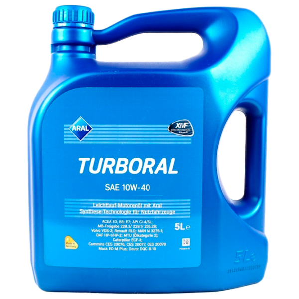 Моторное масло Aral Turboral 10W-40 5 л полусинтетическое photo 1 Моторное масло Aral Turboral 10W-40 5 л полусинтетическое photo 1