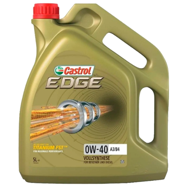 Моторное масло Castrol Edge 0W-40 A3/ B4 0W-40 5 л синтетическое photo 1