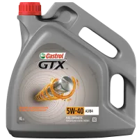 Моторное масло Castrol GTX 5W40 5W-40 4 л синтетическое
